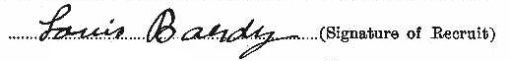Louis Bardy's signature