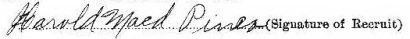Harold MacDonald Pineo signature
