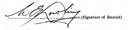 Cornelius Dowling signature