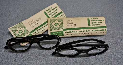 2015.09 two pairs of glasses made by Canada Optical