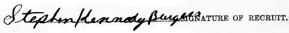 Stephen Kennedy Burgess signature